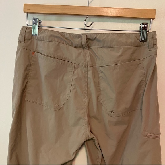 Orvis Womens Nylon Blend Outdoor Hiking Capri Pants Shorts Khaki  Size 6 Camping - Picture 5 of 6
